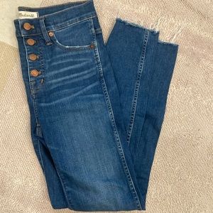 Madewell high rise skinny jeans